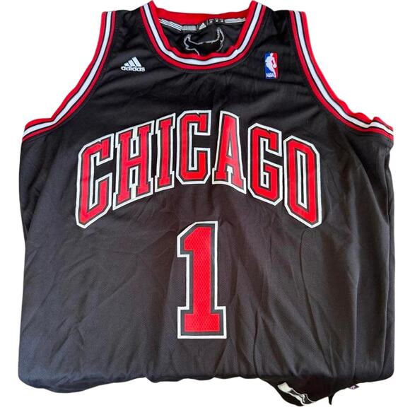 Vintage Adidas NBA Chicago Bulls Rose jersey - Picture 1 of 4